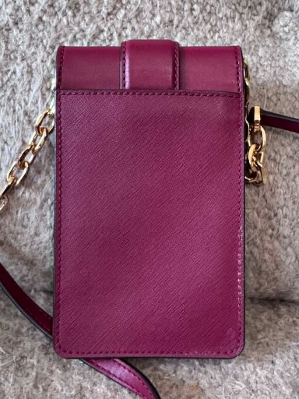 Michael Kors Carmen Mulberry Smartphone Crossbody Bag - Picture 4 of 5